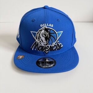 NWT New Era Dallas Mavericks Royal Blue Snapback Hat